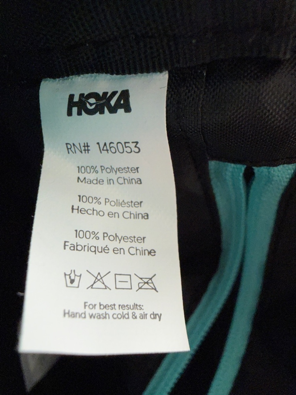 HOKA Running Waist Pack Belt Bag • Teal/Black • Unisex • NWOT - Picture 9 of 9